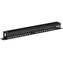 Lanberg AK-1201-B schwarz / Rack-Kabelorganizer / 19" / 1 HE / Typ A