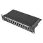 Lanberg PPF6-9012-B schwarz / Patchpanel / 12 RJ-45-Anschlüsse / STP / Cat 6 / 10"