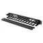 Lanberg 19" Kabelorganizer schwarz / Kabelorganizer / Kunststoff / 1 HE / Typ A