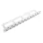 Lanberg PPKS-1224-S grau / Patchpanel / Modular (Keystone) / versetzte Anschlüsse / 1 HE / 19"
