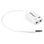 StarTech Adapter-Headset 3,5 mm auf 2x 3,5 mm weiß / Adapter / 0,152 m