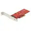 StarTech M.2 NVMe SSD zu PCIe Adapter rot / Adapter / M.2 NGFF / PCIe / für NVMe und AHCI SSD