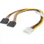 Lanberg CA-HDSA-11CU-0030 / Stromkabel / Molex 4-Pin - 2x SATA 15-Pin / 0,3 m