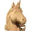 3D-Puzzle Einhorn aus Karton / 65 Teile / Karton / ohne Klebstoff / Modellgröße ca. 18 x 19 x 9 cm