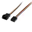 StarTech Lüfterstromkabel (Molex 4-polig) / Verlängerungskabel / 30,5 cm