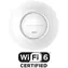 Grandstream GWN7665 / Access Point / Wi-Fi 6E (802.11ax) / Tri-Band / 384 Clients / 48 SSIDs