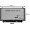 15,6" SIL LCD-Panel HD matt / Ersatzteil / 1366 x 768 / 30 Pins / Griffe oben und unten / LED