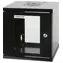 Intellinet Wandrack 10" schwarz, montiert / Rack / 6 HE / 300 x 300 mm / Tragfähigkeit 60 kg