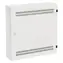 Solarix LC-18 weiß / Wandmontierter Datenschrank / 550 x 550 x 150 mm / Schienen 2U, 4U, 11U / IP20