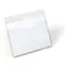 Durable , transparentes Visitenkartenetui / 6 x 9 cm / PVC / mit Krokodilmotiv / 20 Stück
