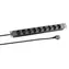 EFB EK631DE.1 schwarz / PDU / 19" 1HE / 9x Schuko-Steckdose / ohne Schalter / 2 m Kabel