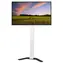 Techly ICA-TR47 weiß / TV-Bodenständer / 32-70" / VESA 400x400 mm / Tragkraft 40 kg / klappbar / Rollen