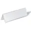 Durable Namensschild für den Schreibtisch, 105/210 x 297 mm, transparent / Namensschild für den Schreibtisch / austauschbare Einlagen / beidseitig lesbar