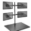 Lindy 40659 / Monitorhalterung / für 4 Monitore / VESA 75-100 mm / Tragkraft 7 kg / schwarz