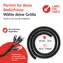 Label the cable Cable 10 m schwarz / Kabelorganisationsschlauch / Polyamid / -50 bis +150 °C