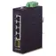 Planet IGS-510TF / Industrie-Switch / 4X 1000Base-T RJ-45 / 1x SFP / -40 bis 75 °C / 9-48 V DC / Dual-Power-System