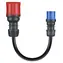 go-e Adapterkabel CH-04-01 schwarz / Adapter / CEE32 3f 32A auf CEE16 1f 16A / 30 cm / IP55