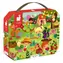 JANOD Puzzle im Koffer Garten / 36 Teile / 50 x 40 cm