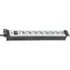 Brennenstuhl Premium Line 19" Steckdosenleiste schwarz-grau / Steckdosenleiste / 8x Steckdosen / IEC C14 / 3 m / 1,5 HE