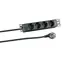 EFB EK631DE.10 schwarz / PDU / 10" 1U / 4X CEE 7/3 / 16 A