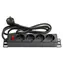 Good Connections 19" PDU schwarz / PDU / 1 HE / 4X Steckdose / 16 A / 1,8 m