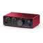 Focusrite Scarlett Solo 4. Generation, schwarz-rot / Audio-Interface / USB-C / 2 Kanäle / XLR / 192 kHz