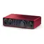 Focusrite Scarlett 2i2 4. Generation, schwarz-rot / Externe Soundkarte / USB-C / 2x XLR / Phantomspeisung