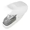 WEDO Mini weiß / Klammerloser Hefter / bis zu 5 Blatt (80 g/m) / Kunststoff / 83 x 33 x 74 mm
