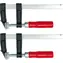 Vorel Tischlerzwinge 50 x 150 mm / Zwinge / 2 Stück / Gusseisenbacken / Holzgriff