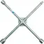 Vorel Radmutternschlüssel Kreuz 24-27-32-3/4" / Radmutternschlüssel / Ganzmetall / Verlängerungen 24-27-32 mm-3/4"