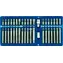 Vorel Bit-Set, 40-teilig, CrV / Bit-Set / Torx, Vielzahn, Innensechskant / Metallkoffer