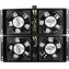 Extralink EX.8673 schwarz / Rack-Lüftungsblende / 0 HE / 2 x 230 V / eingebauter Lüfter / 2 Stück