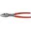 Knipex TwinGrip 82 01 250 rot / Frontzange / Greifbereich 5-27 mm / 250 mm