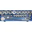 Vorel Gola-Set 3/4" 20-teilig / Gola-Set / Steckschlüsselsatz 22-50 mm / Ratsche / Metallkoffer
