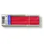 Staedtler Lumocolor Ersatzmine rot / 3 mm / 70 mm / 12 Stück.
