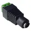 Wantec 5831 Adapter DC Stecker 5,5 x 2,1 mm (F) auf Klemmenblock / Adapter / 2 Pins / Gerade