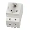 EFB DIN-Schienensteckdose grau / Steckdose / 16 A / 2-polig / IP20