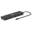 PORT CONNECT USB-C Reise-Dockingstation / Dockingstation / 1x 4K / 3x Full HD / USB-C PD 100W / 9 Anschlüsse