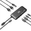 PORT CONNECT USB-C 7-in-1 Reise-Dockingstation / Dockingstation / 2x HDMI 4K / USB-C PD 100W / RJ-45