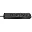 Brennenstuhl Eco-Line schwarz / Verlängerungskabel / 6 Steckdosen / 1,5 m / 3500 W / IP20