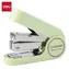 DELI Hefter LonGreen Easy Limette / Mini / 25 Blatt / 24/6 & 26/6 / 50 Heftklammern / Recyclingkunststoff