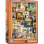 EUROGRAPHICS Puzzle Vintage-Radsportposter / 1000 Teile / 48 × 68 cm