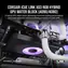 Corsair Hydro X Series iCUE LINK XG3 RGB / GPU-Wasserkühler / Nvidia GeForce 4080/4090 / Acryl + Nickel