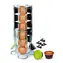 Maxxo Dolce Gusto Kapselhalter / 24 Stück / Chrom