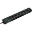 Brennenstuhl Eco-Line schwarz / Verlängerungskabel / 8-fach Steckdose / 3 m / Ein-/Ausschalter / LED-Anzeige