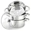 Maestro MR-2900-24 silber / Dampfgarer / 24 cm / 5 l / Glas, Edelstahl