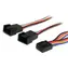 StarTech Y-Kabel für Lüfterstromversorgung / Y-Kabel / Molex 4-polig / 30,5 cm