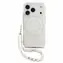 Guess IML Blumenmuster-Schutzhülle für iPhone 18 Pro, Weiß / Rückseite / MagSafe