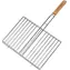 CAMPINGAZ Grillrost 35 x 25 cm mit Holzgriff / Grillrost / Holzgriff