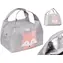 KIK Thermotasche für Lebensmittel, Fuchsgrau / Snacktasche / Wärmeisolierung / Reißverschluss
